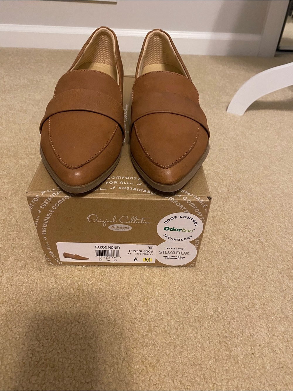 Dr. Scholl's Women's Penny Loafer Size 6 in Honey Brown - NWT